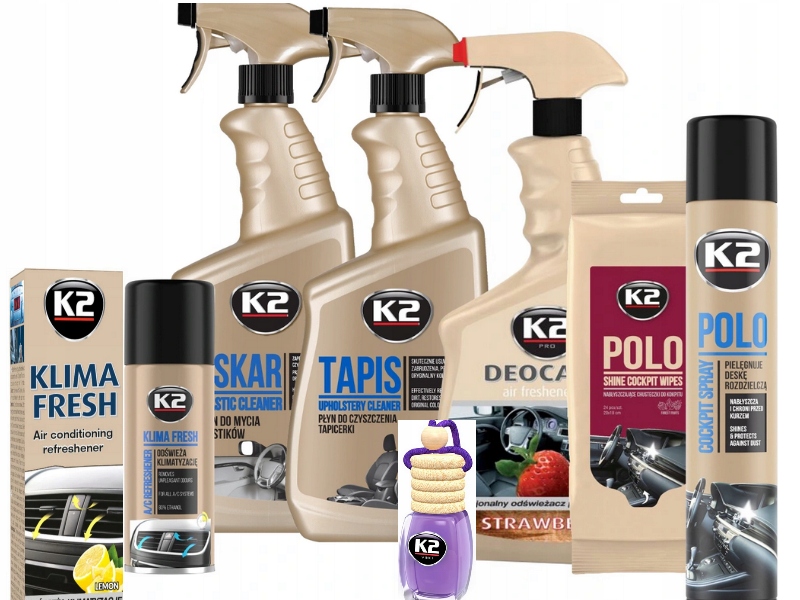 K2 супер набір туалетного приладдя для миття автомобіля