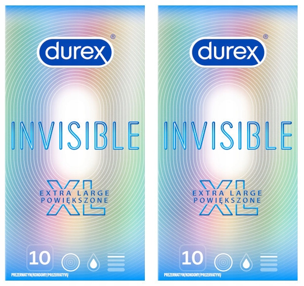 

Prezerwatywy Durex Invisible XL powiększone 20 szt