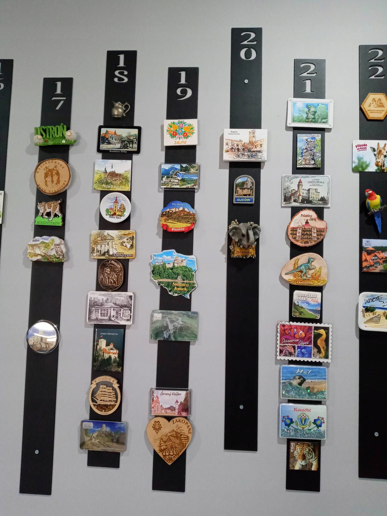 Metalowa tablica magnesy prostokąt MAGNETYCZNA 80x4 Kod producenta paski