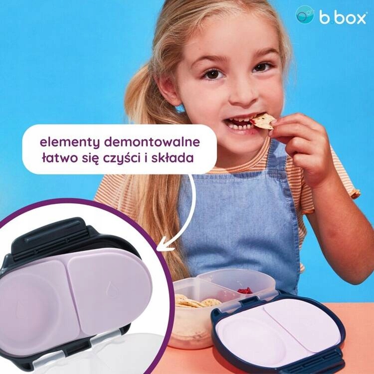 B.BOX SNACKBOX ŚNIADANIÓWKA POJEMNIK NA PRZEKĄSKI JEDZENIE 251 ml BB400840 Wysokość produktu 5.7 cm