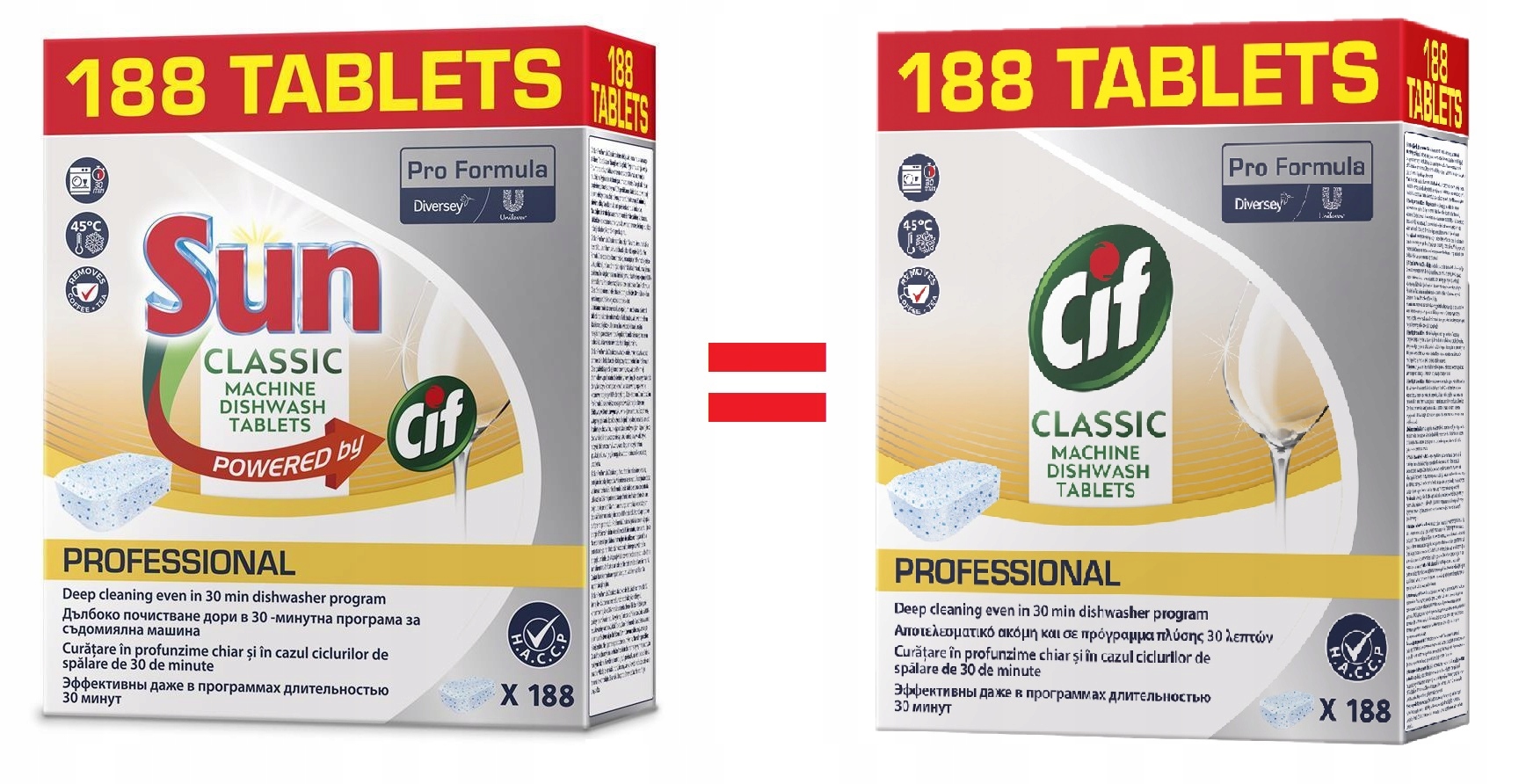 

Cif/Sun Profesjonalne Tabletki do zmywarki 188 szt