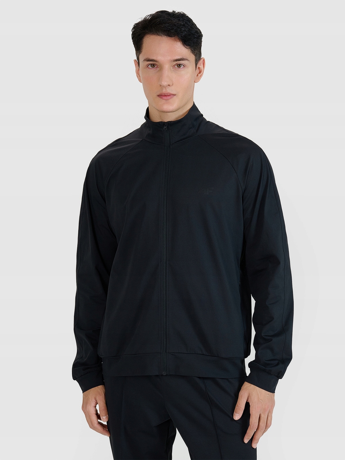 4F Tepláková mikina Černá XXL