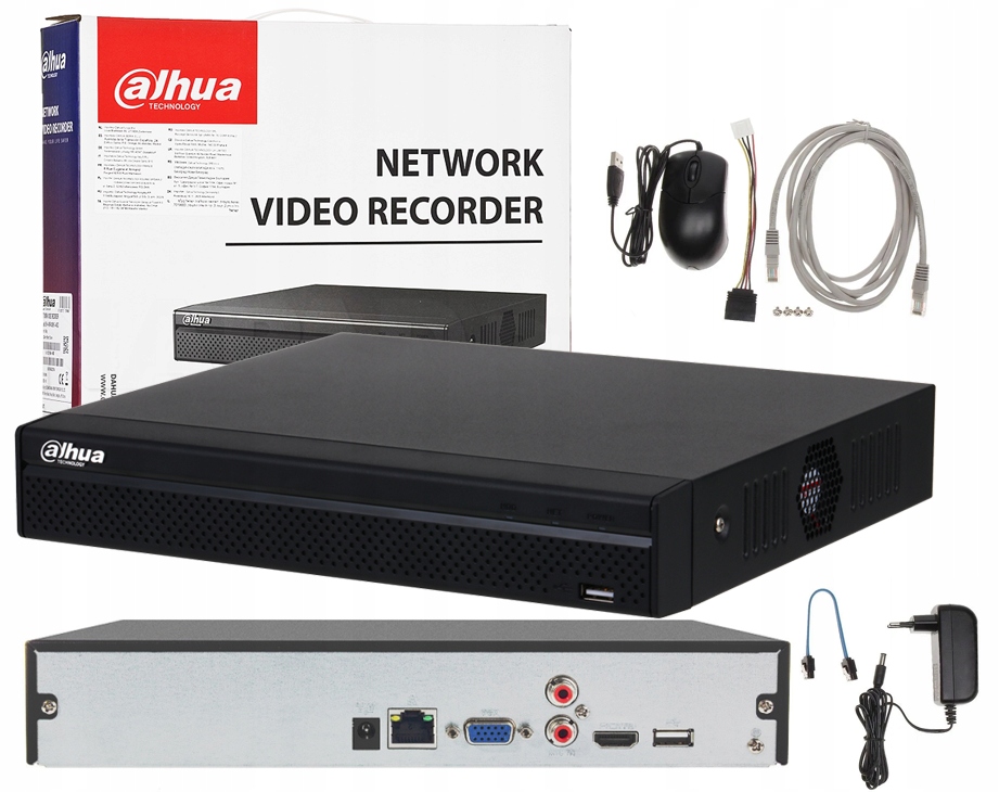 Rejestrator IP Dahua NVR4108HS-4KS3 do 12Mpx Aplikacja DMSS Nowa wersja