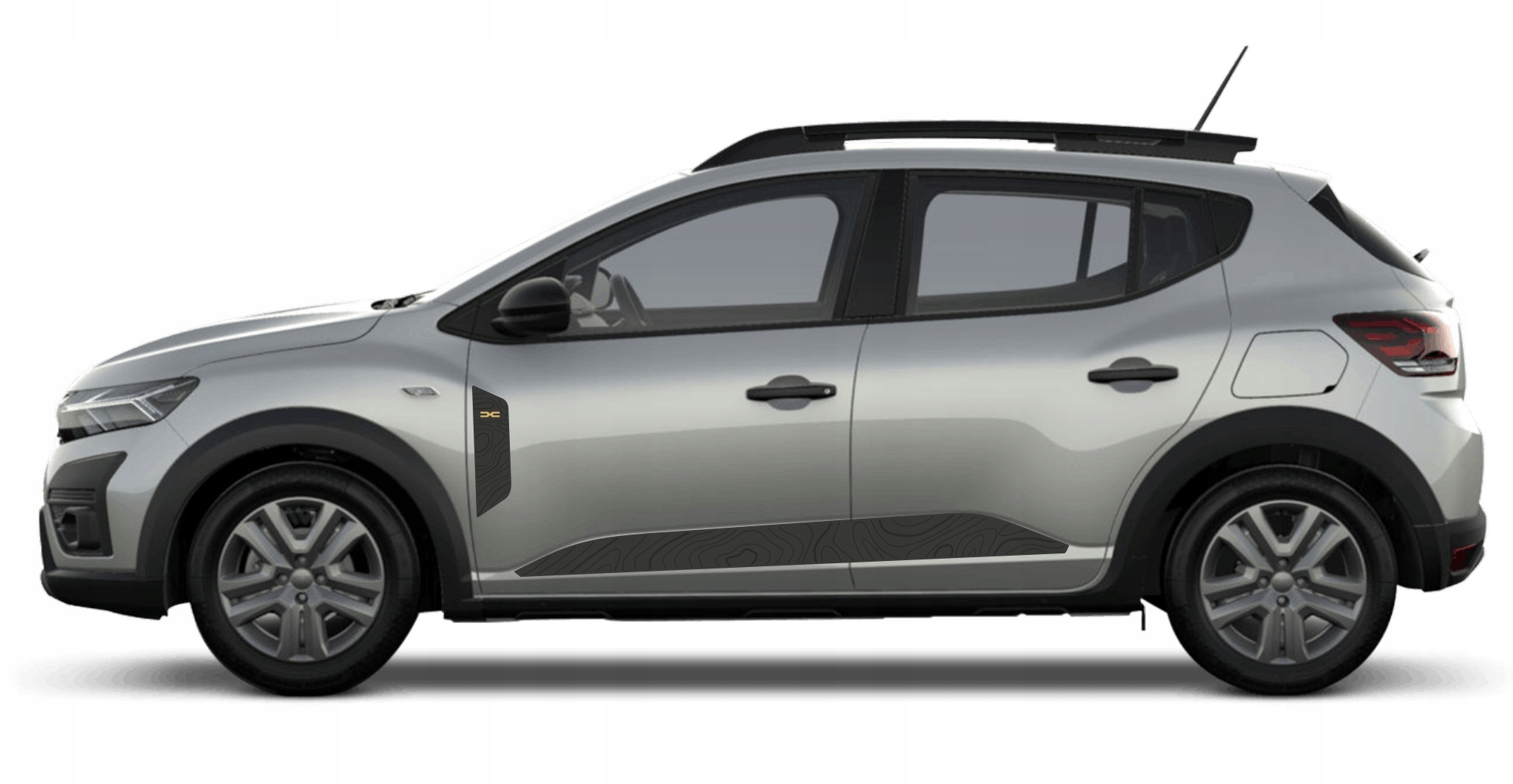 Nálepky na Dacia Sandero Stepway 3 Bočné pásy 03 Extreme