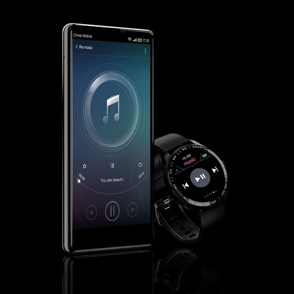 SMARTWATCH MĘSKI ZEGAREK PULS CIŚNIENIE PRESTIGE Komunikacja Bluetooth