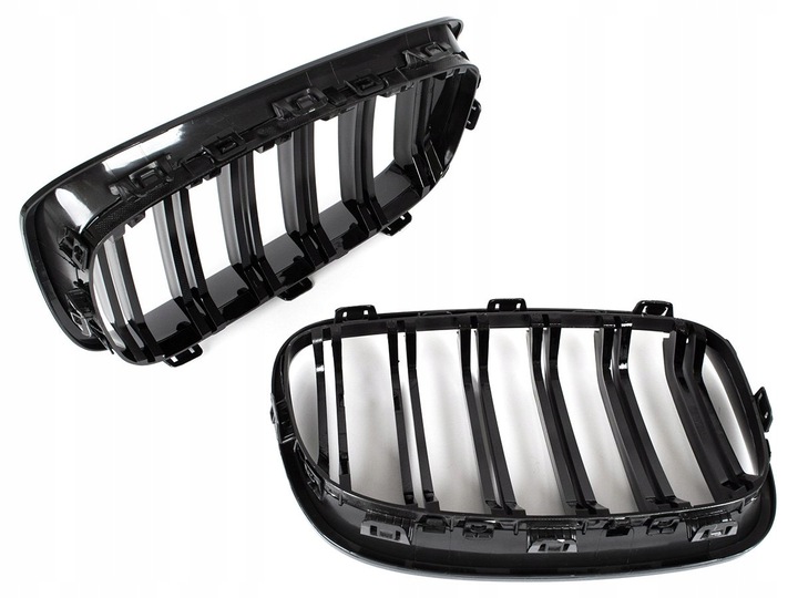 BMW 1 F20 F21 BLACK GLOSSY ATRAPA GRILL NERKI Kolor czarny