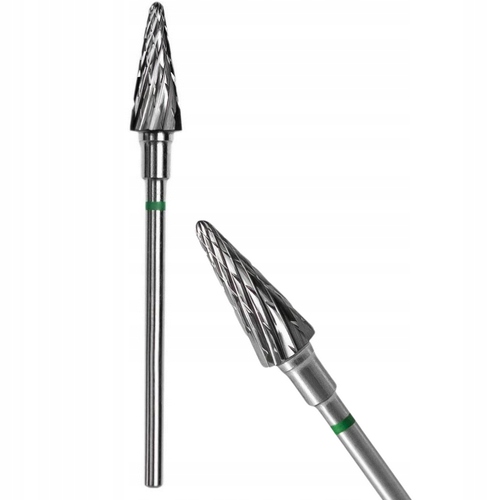 Staleks Fréza ze slinutého karbidu Kužel Vánoční stromek Zelená 6/14 mm FT71G060/14