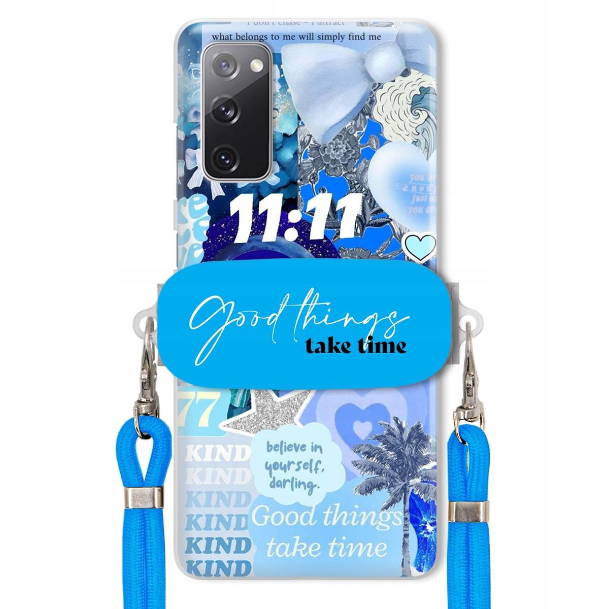 Puzdro pre Samsung S20 Lite Držiak na vodítko Crossbody Good Things Take Time