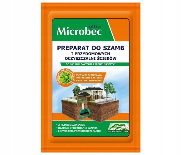 

Microbec bakterie do Szamb saszetka 25g eukaliptus