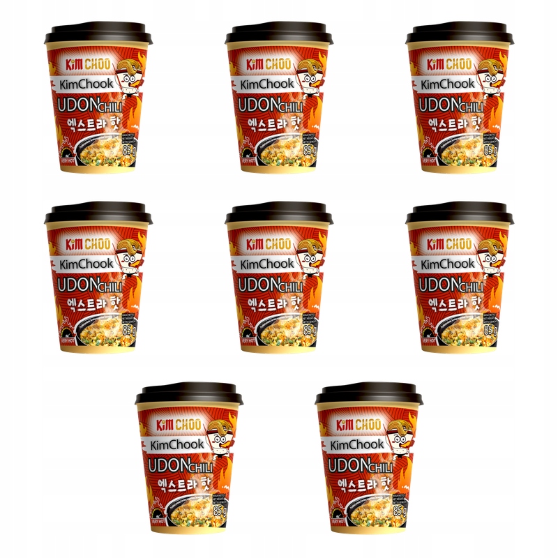 Kim Choo Udon Chili – instantní jídlo s nudlemi a příchutí chilli 85 g X8