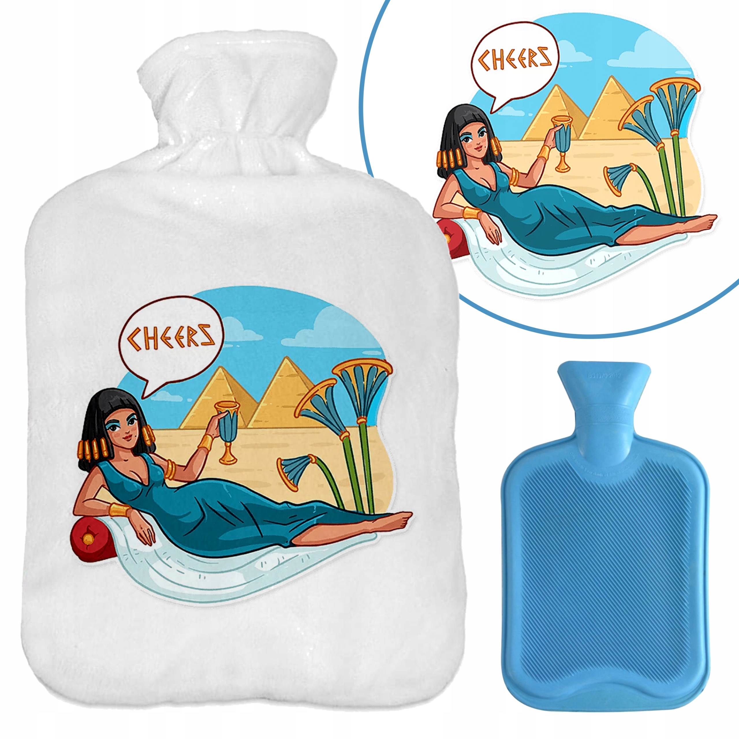 Termofor Ogrzewacz Pokrowiec Na Kolki Zabawne Cheers