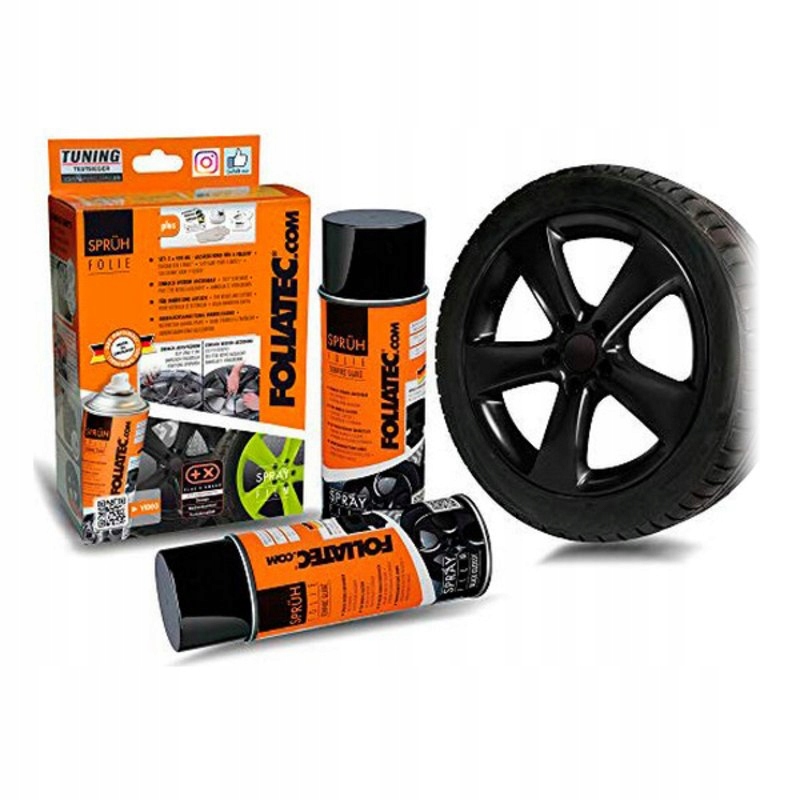Guma w Płynie do Samochodu Foliatec Czarny 400 ml (2 pcs) Producent FOLIATEC