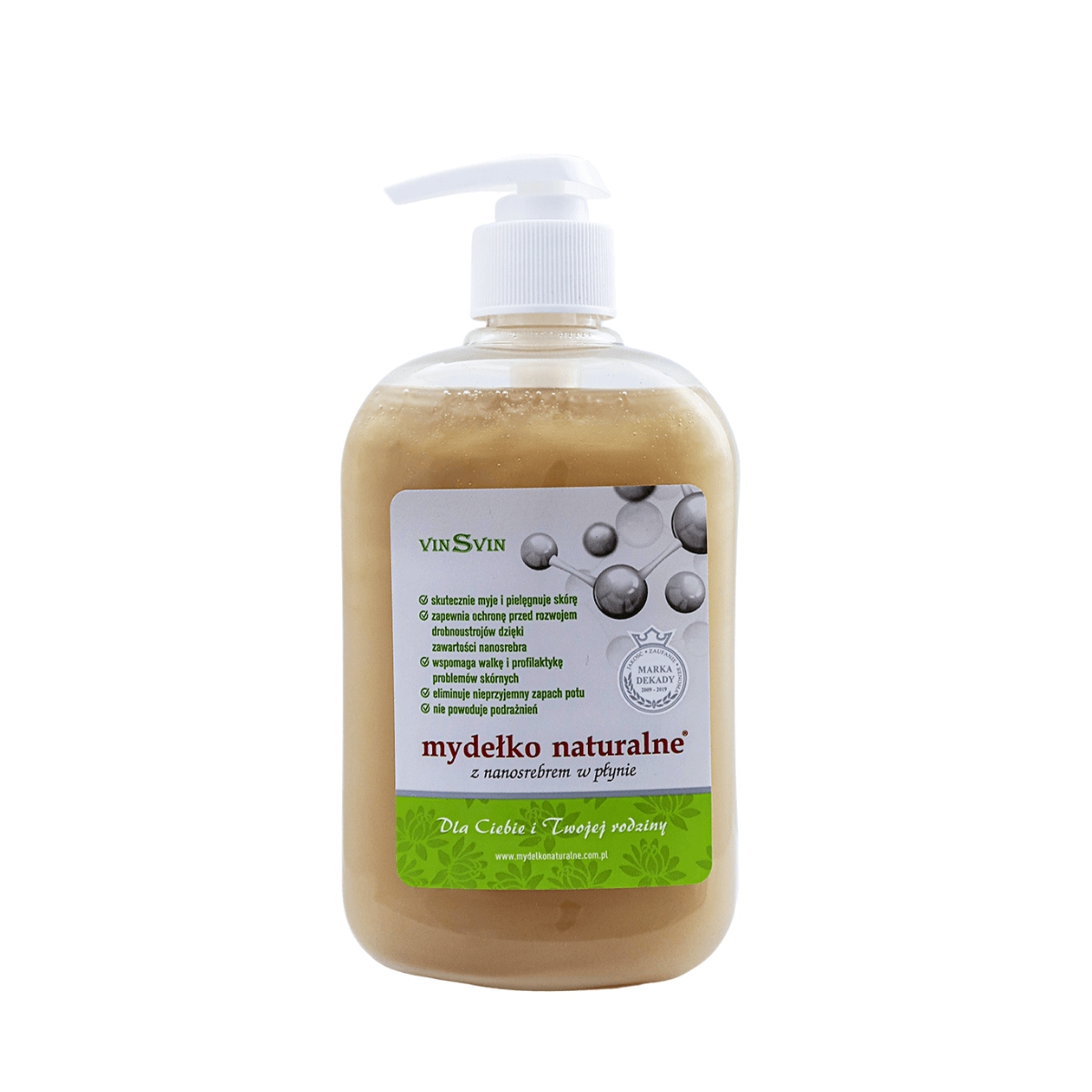 

Mydło Z Nanosrebrem W Płynie 500ml Vinsvin