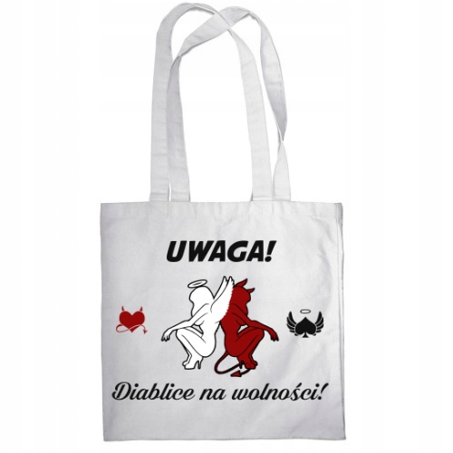 TORBA DIABLICE NA WOLNOŚCI RÓŻNE KOLORY