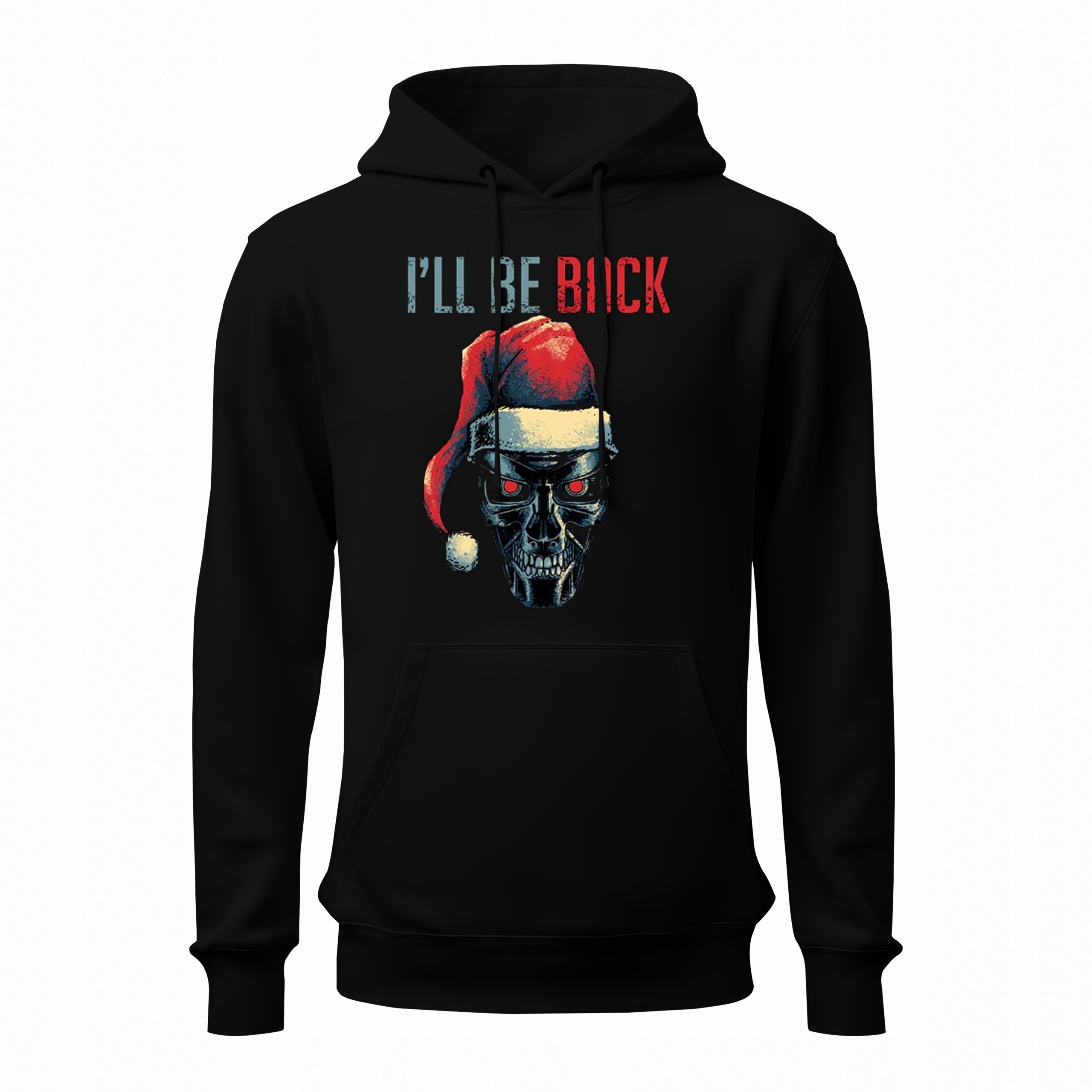 Pánská Mikina vánoční I'll be back Terminator Dárek Pod Vánoční Stromeček