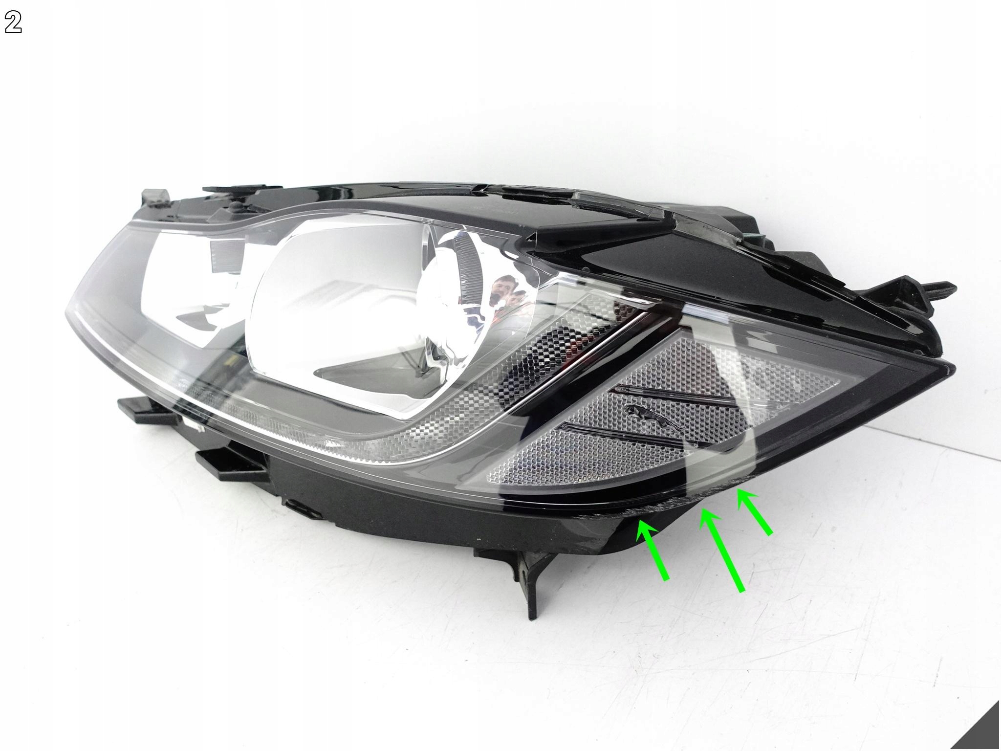 JAGUAR XF II X260 F-PACE X761 15- light XENON + LED left front EU + module