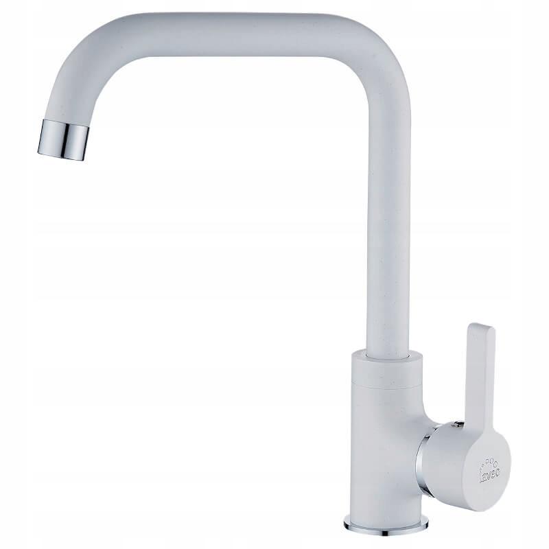 

Bateria Zlewozmywakowa Stojąca Wysoka Biała