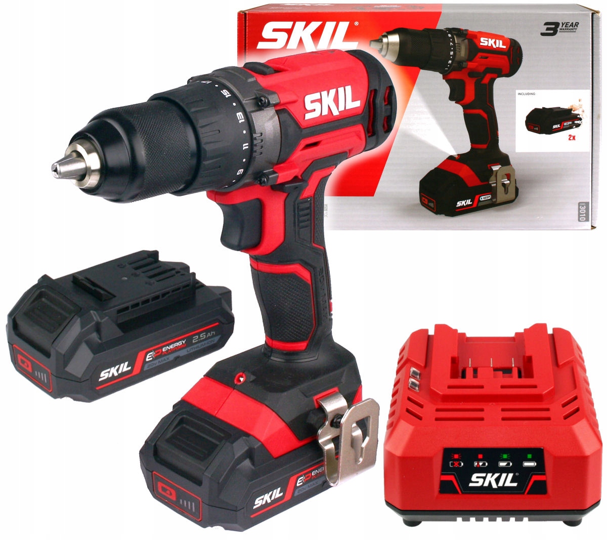 

Wkrętarka 20V 50Nm Skil 2x2,5Ah
