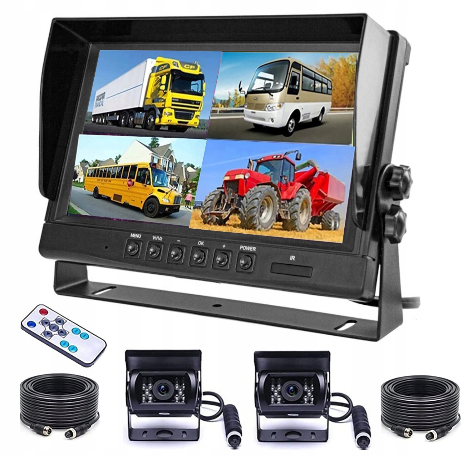 

Zestaw Cofania 9" Monitor 1080p 2x Kamera 2x 15m