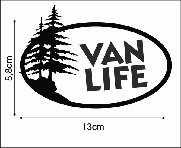 Van Life naklejka Camper Producent inny