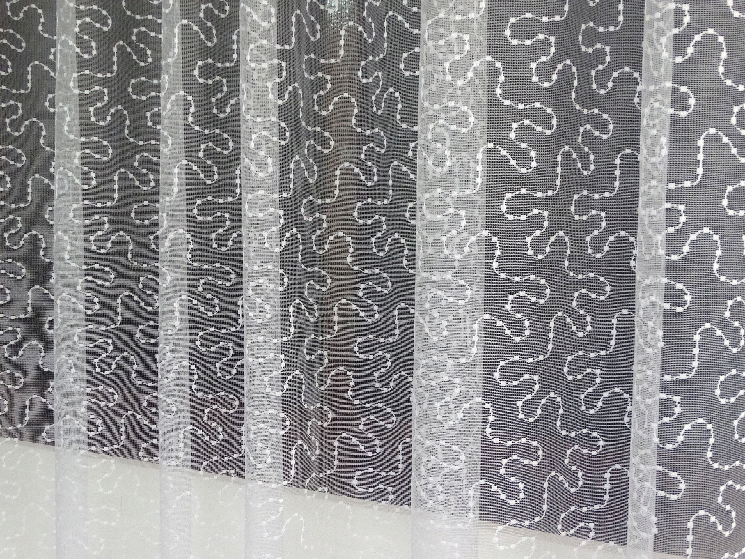 Mg Záclona 619/97 Bílá 340X250 připravená s páskou K