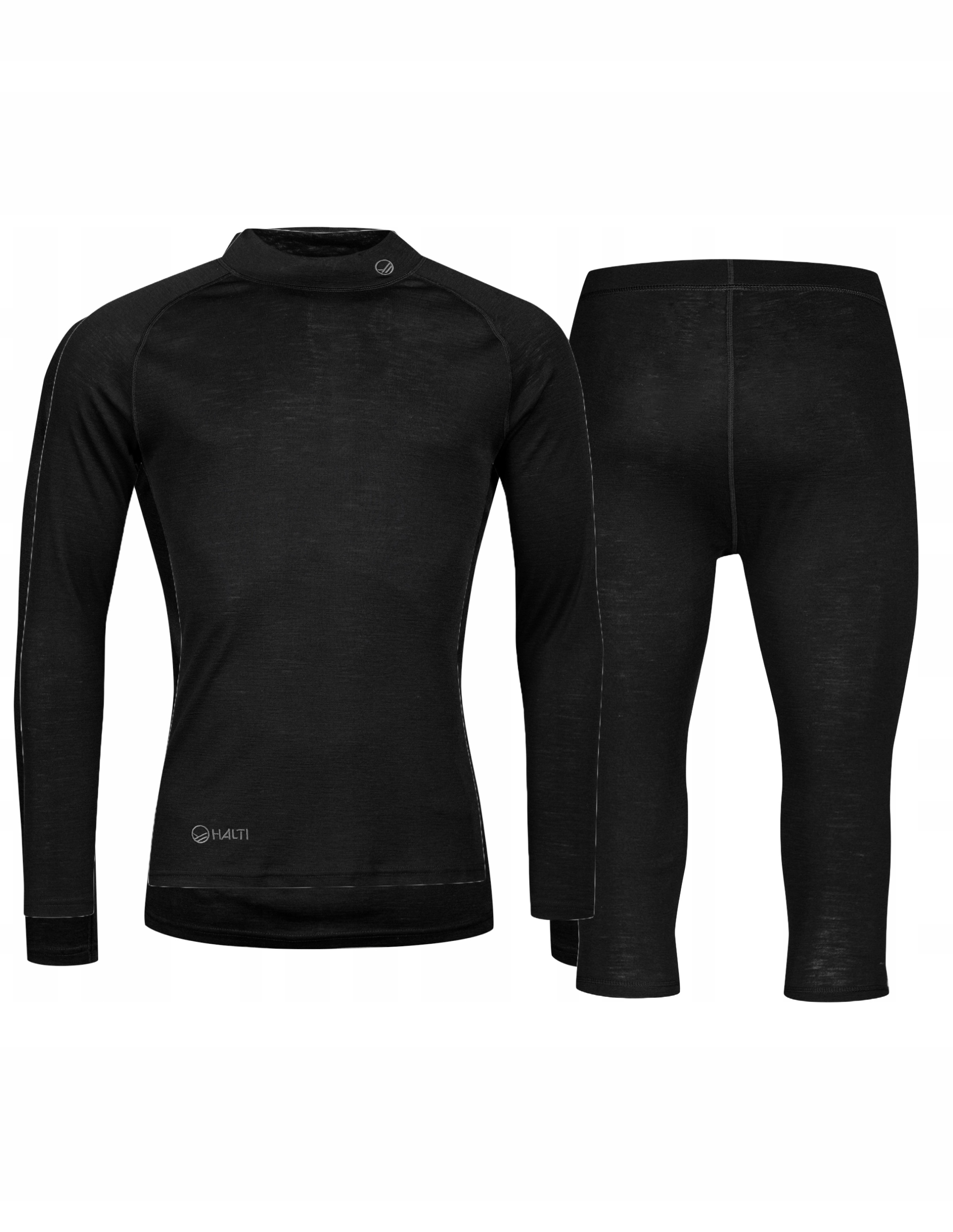 Komplet termoaktywny 3/4 męski Halti Neva Merino Czarny XL