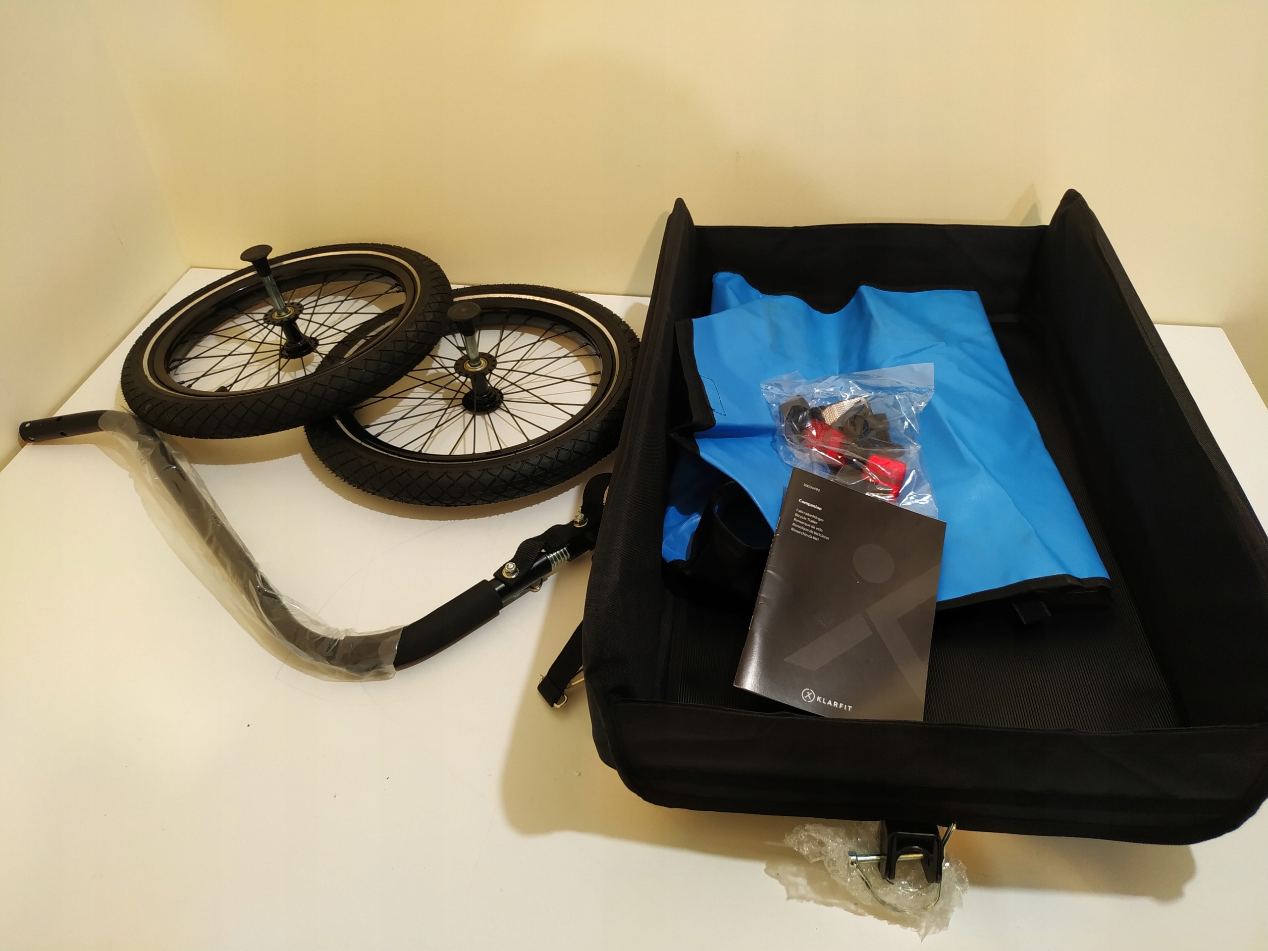 Przyczepka rowerowa bagażowa Klarfit Companion Model Companion