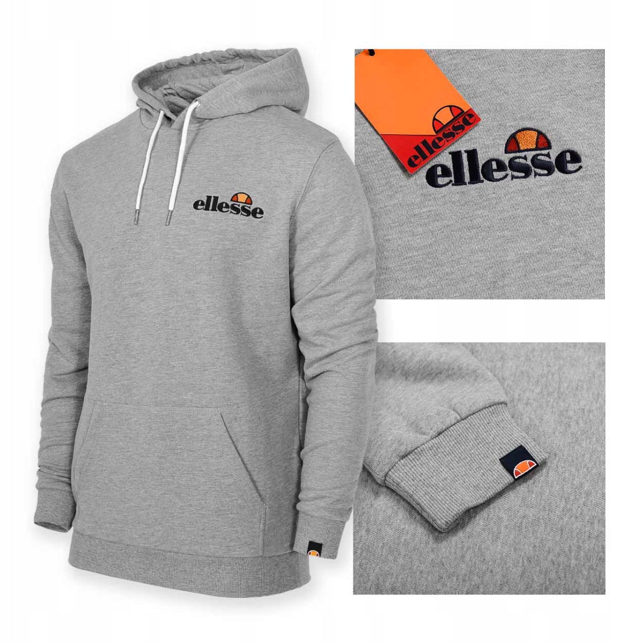 

Ellesse Bluza Hoodie Męska Primero Grey Marl M
