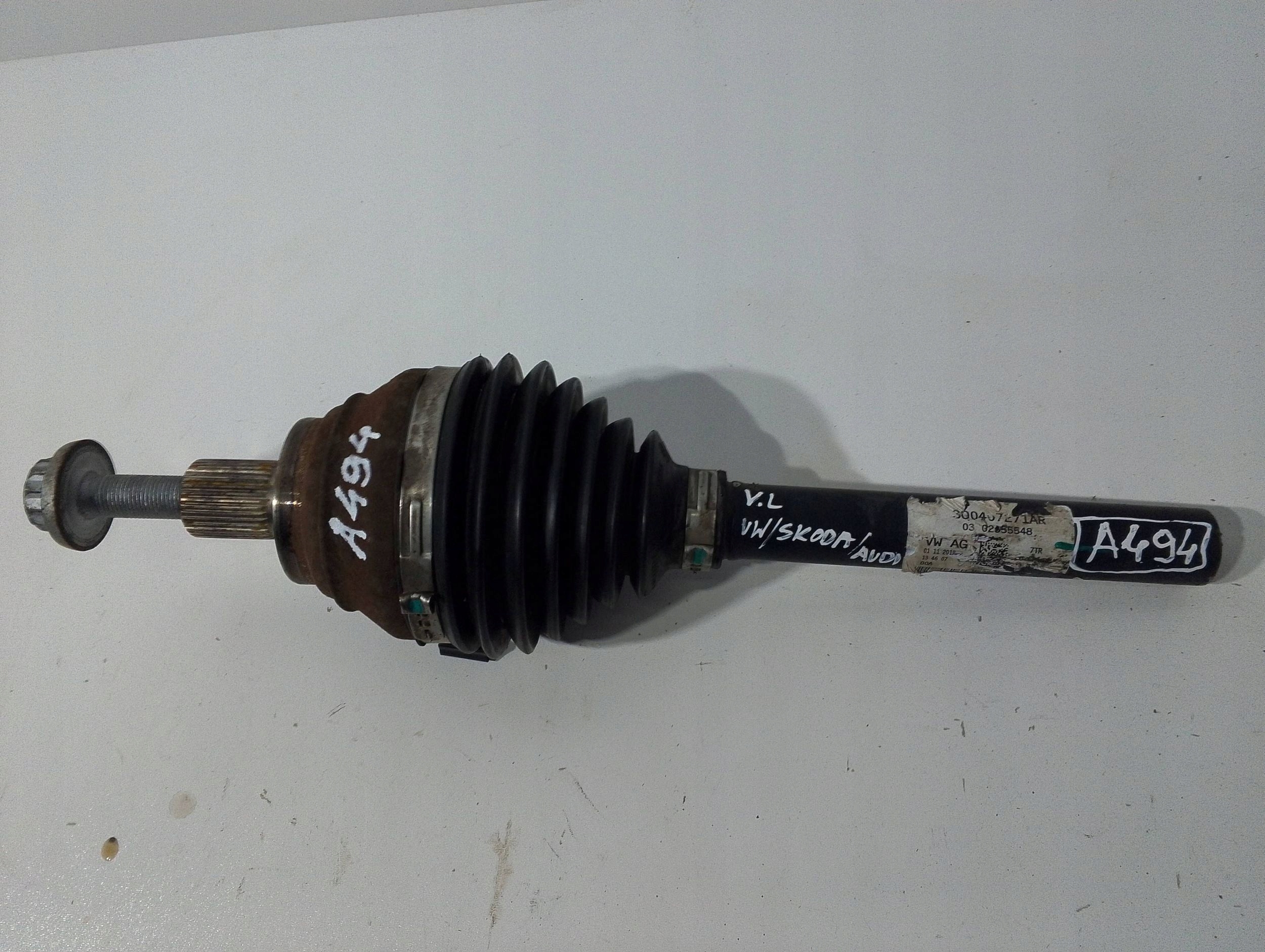 VW PASSAT B8 GOLFI VII AUDI A3 semi-axis front left 3Q0407271AR (A494)