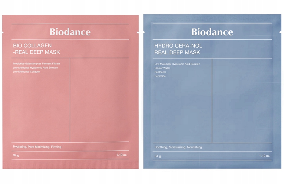 BIODANCE Bio Collagen Real Deep + Hydro Cera-Nol Maski 2szt