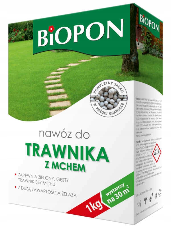 

Biopon Nawóz do Traw z mchem 1 kg karton