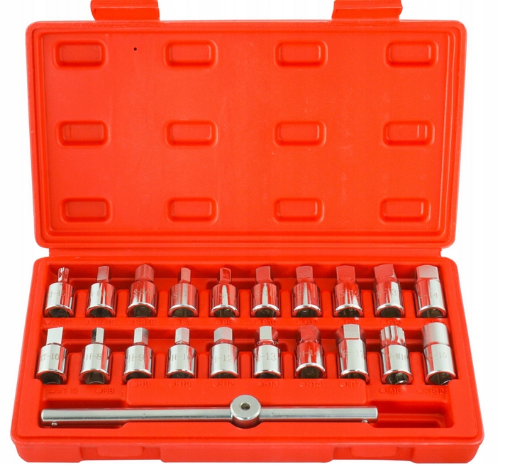 KLUCZE NASADKI KORKÓW OLEJU MISEK OLEJOWYCH ZESTAW Marka inna