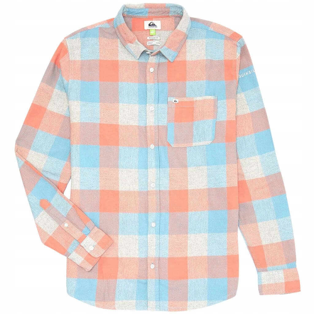 Pánská flanelová sportovní košile s dlouhým rukávem Quiksilver Motherfly L