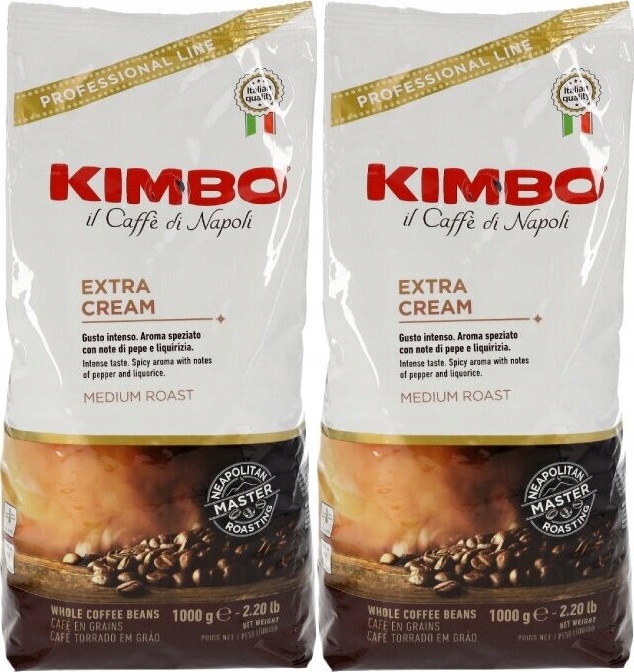 Kimbo Extra Cream kawa ziarnista 1 kg x2