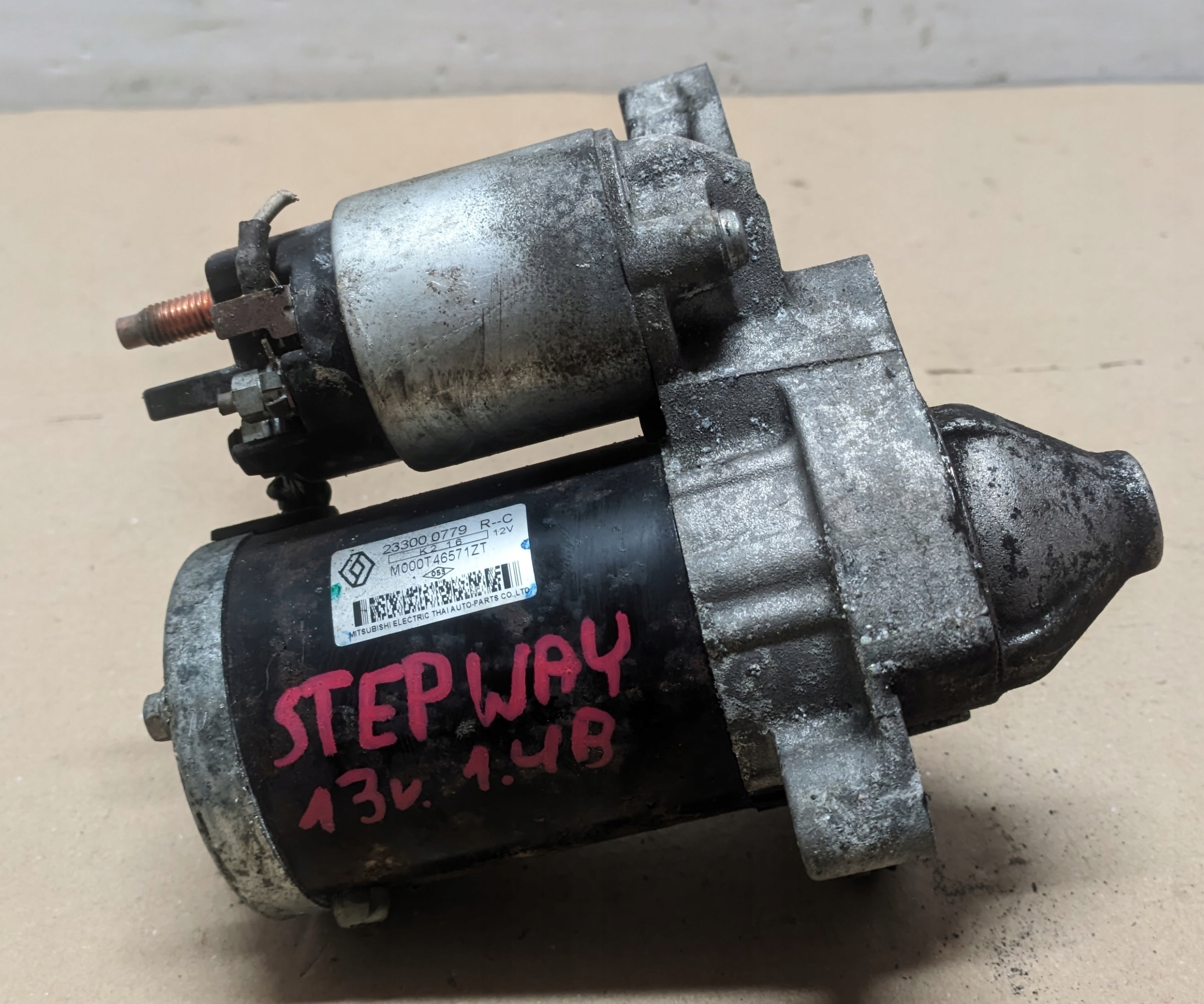 DACIA SANDERO II STEPWAY 1.4 B 13R starter 233000779R