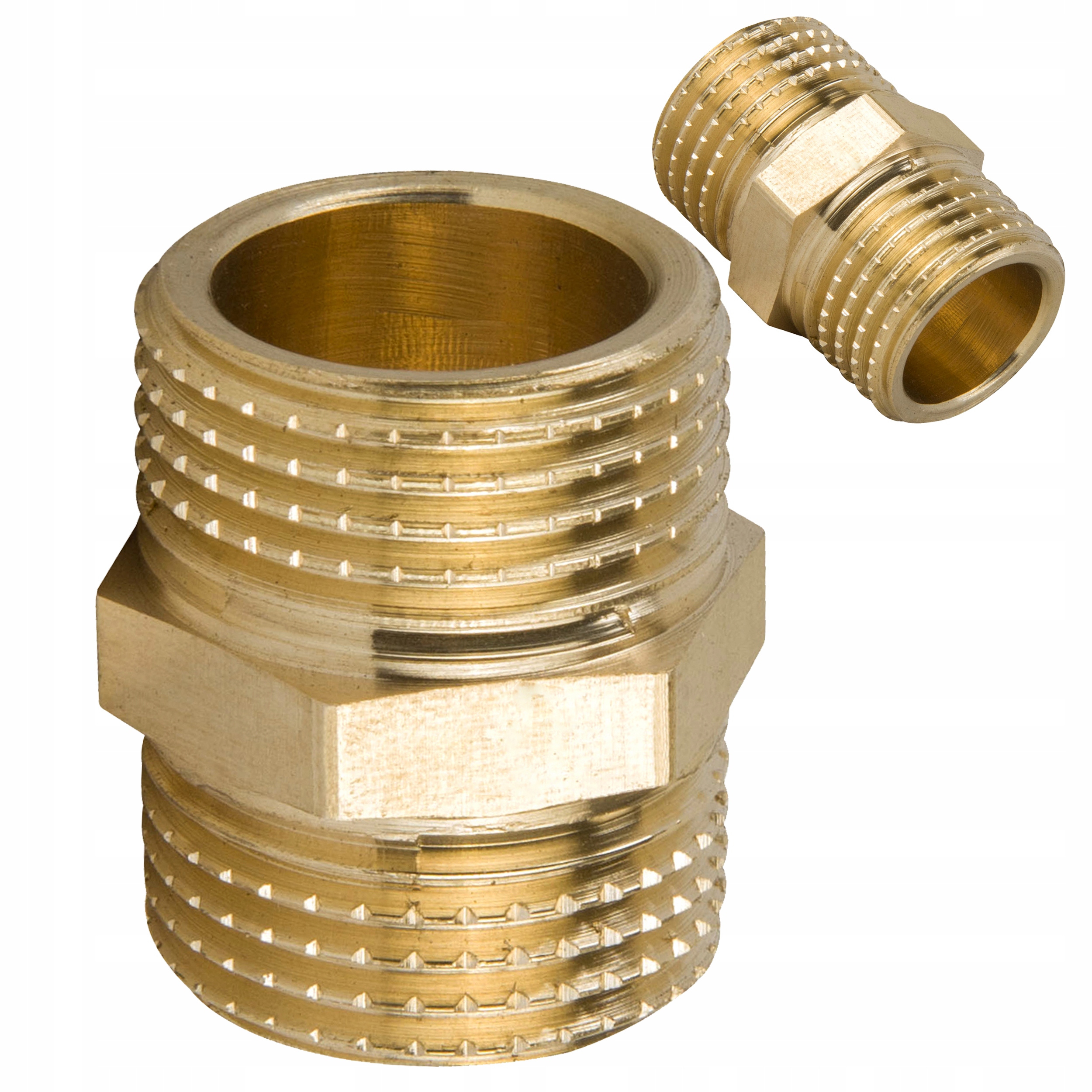 MOSIĄDZ nypel 1/2" mosiężny MOCNY