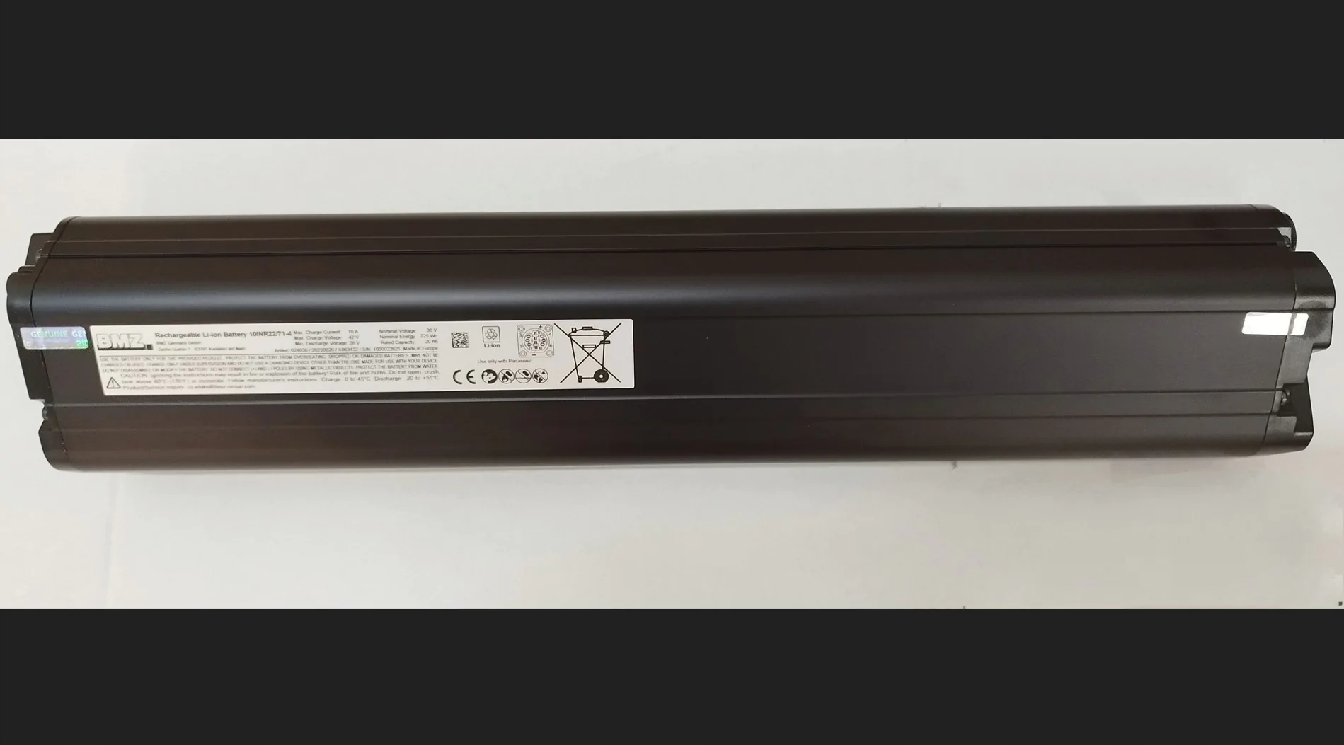 Kellys Re-Charge K1 Li-ion internal removable 725 Wh Pan 624038 Theos R