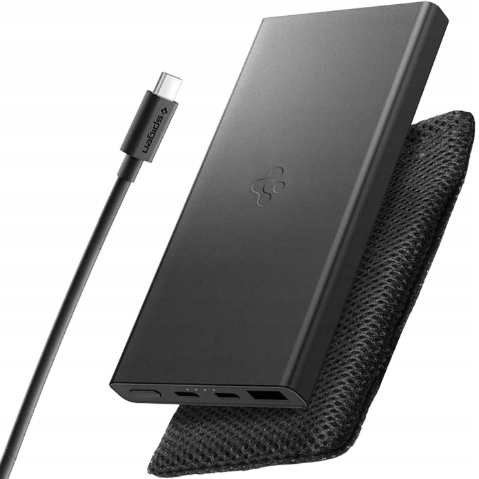 Powerbanka Spigen EA2210 10000mAh rychlé nabíjení 22.5W Usb-a Usb-c, kabel