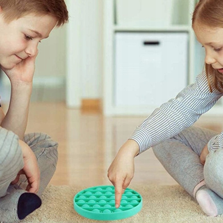 PUSH POP BUBBLE ZABAWKI ANTYSTRESOWE SENSORYCZNE Materiał guma