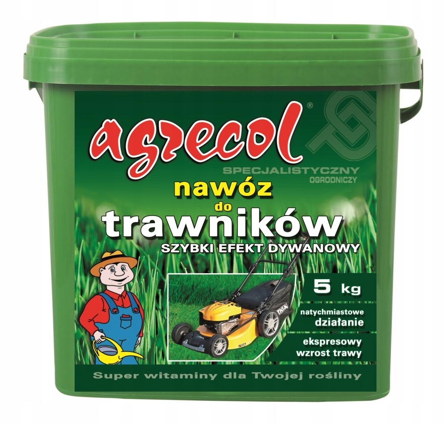 

Nawóz do trawników efekt dywanowy 5 kg Agrecol