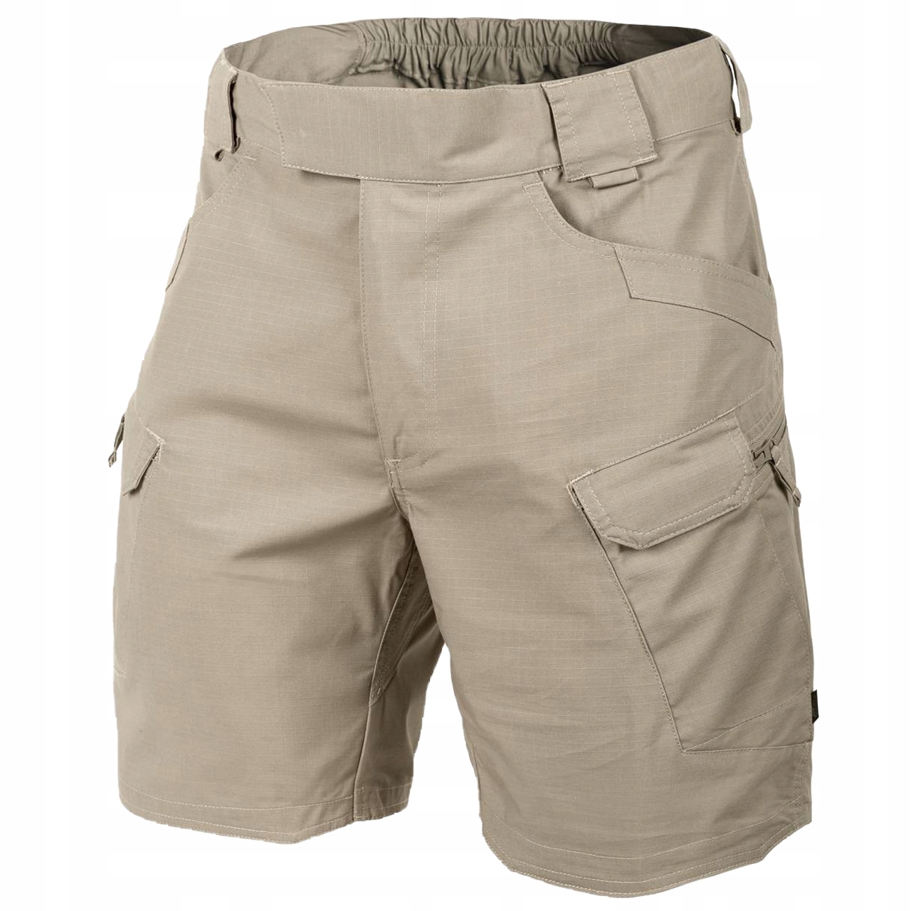 Kraťasy Krátké pánské bojové kalhoty Helikon Uts 8.5, vojenské šortky khaki, velikost 3XL