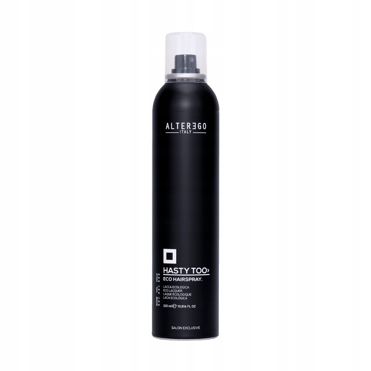 ALTER EGO HASTY TOO ECO HAIRSPRAY - SZYBKOSCHNĄCY LAKIER EKOLOGICZNY 320ml