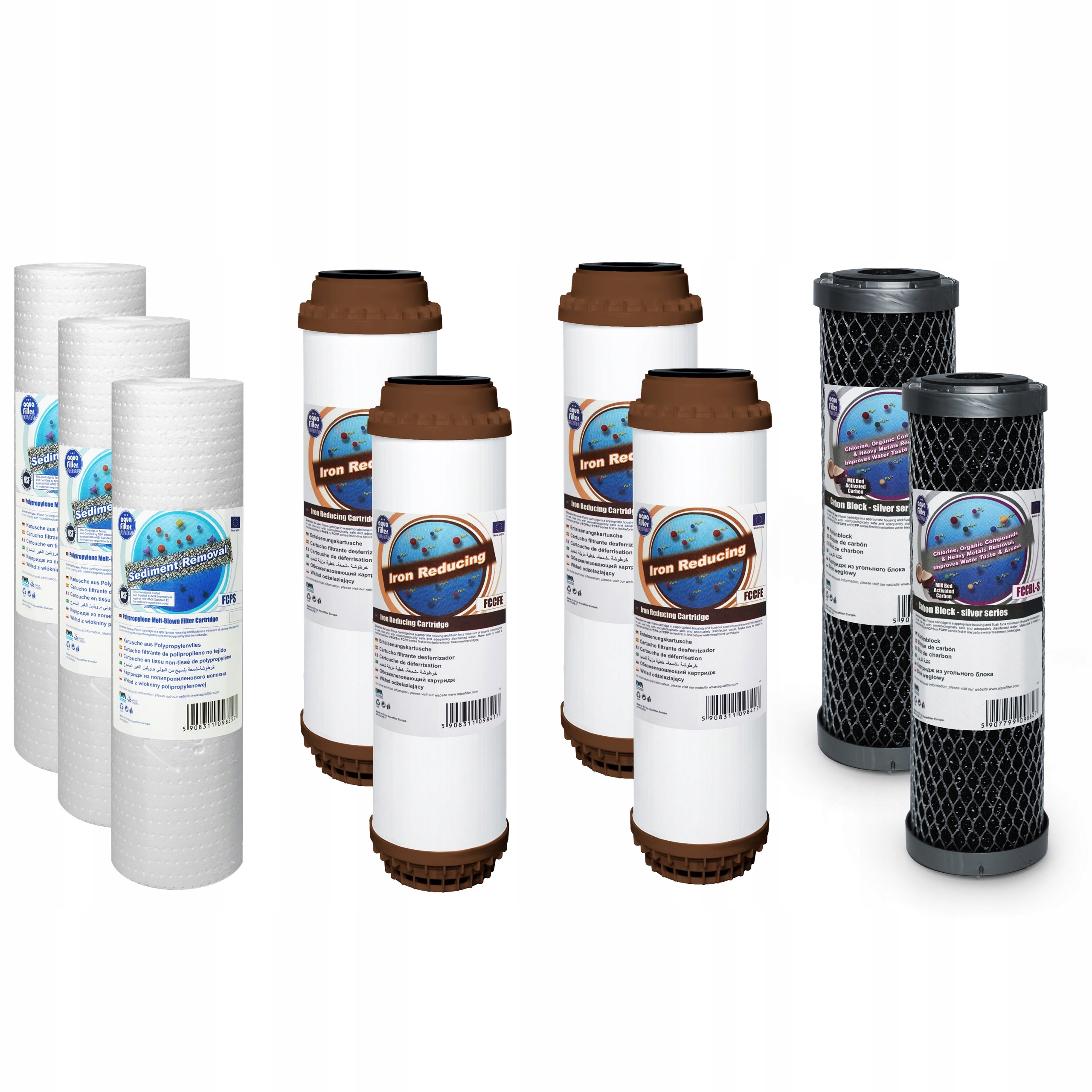 FILTR WODY NA CAŁY DOM 4 STOPNIOWY ODŻELAZIACZ 3/4 Kolor dominujący niebieski