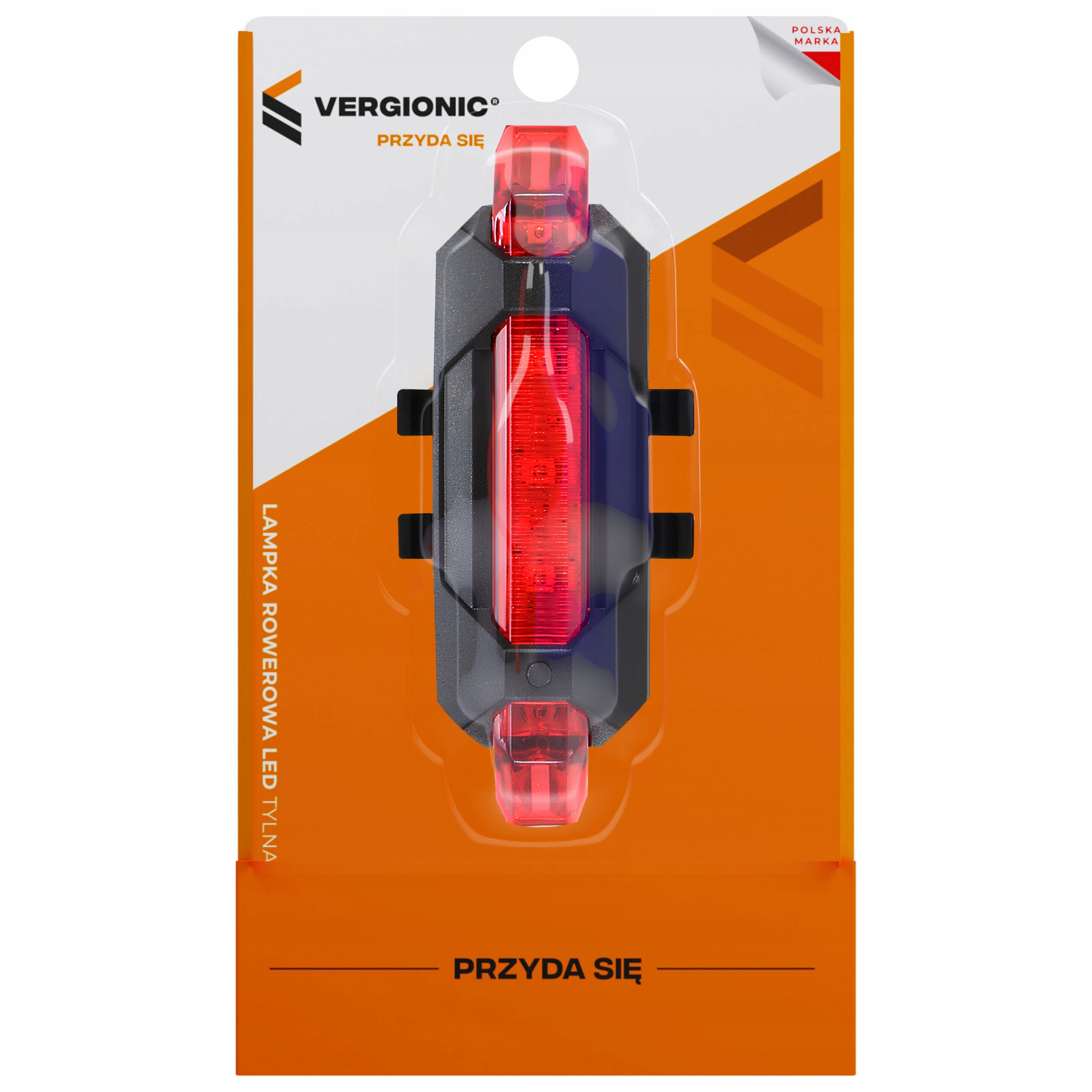Lampka rowerowa latarka LED tylna mocna oświetlenie USB Model rowerowa