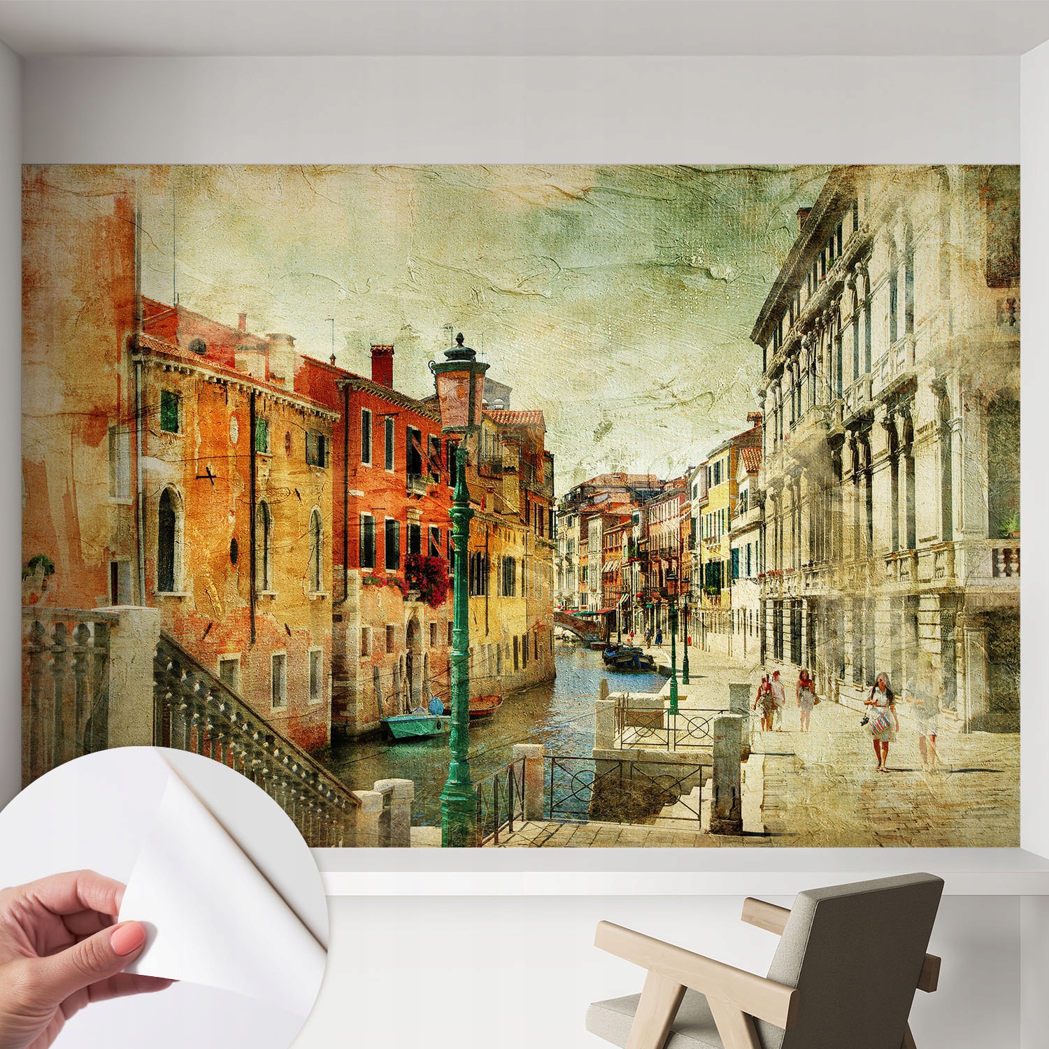 Fototapeta na zeď Samolepicí do pokoje Městská imprese 152x104 cm