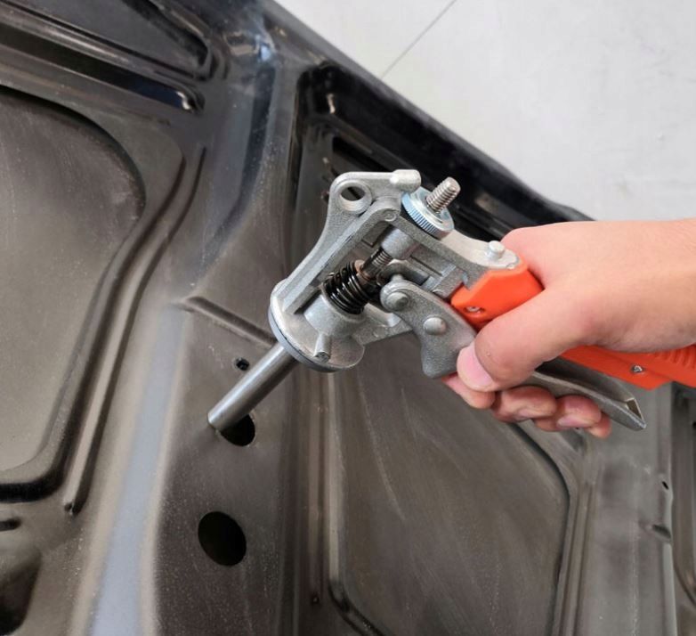 Szczypce Prostowanie Otworów Technologicznych PDR Elementy zestawu torba, pokrowiec