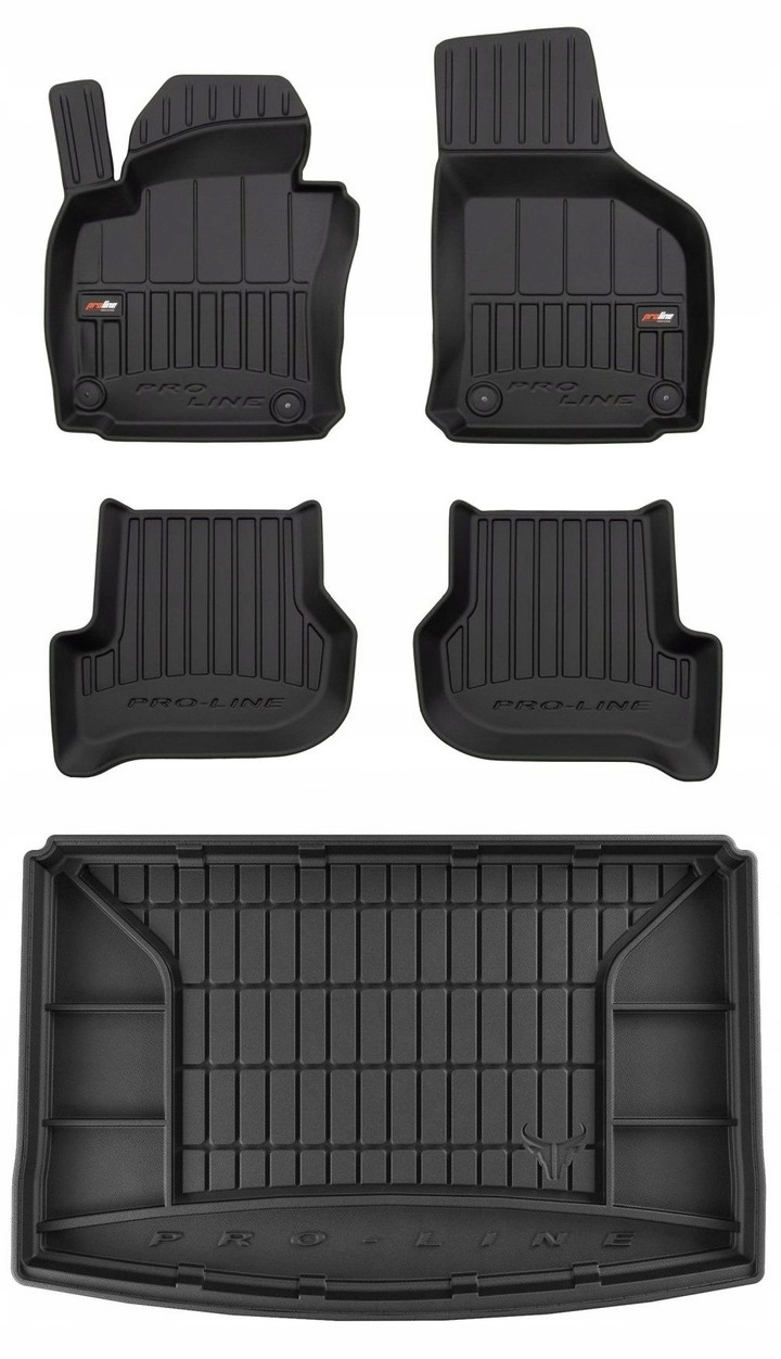 Set 3D gumové rohože Vw Golf Plus 2005-2014 d