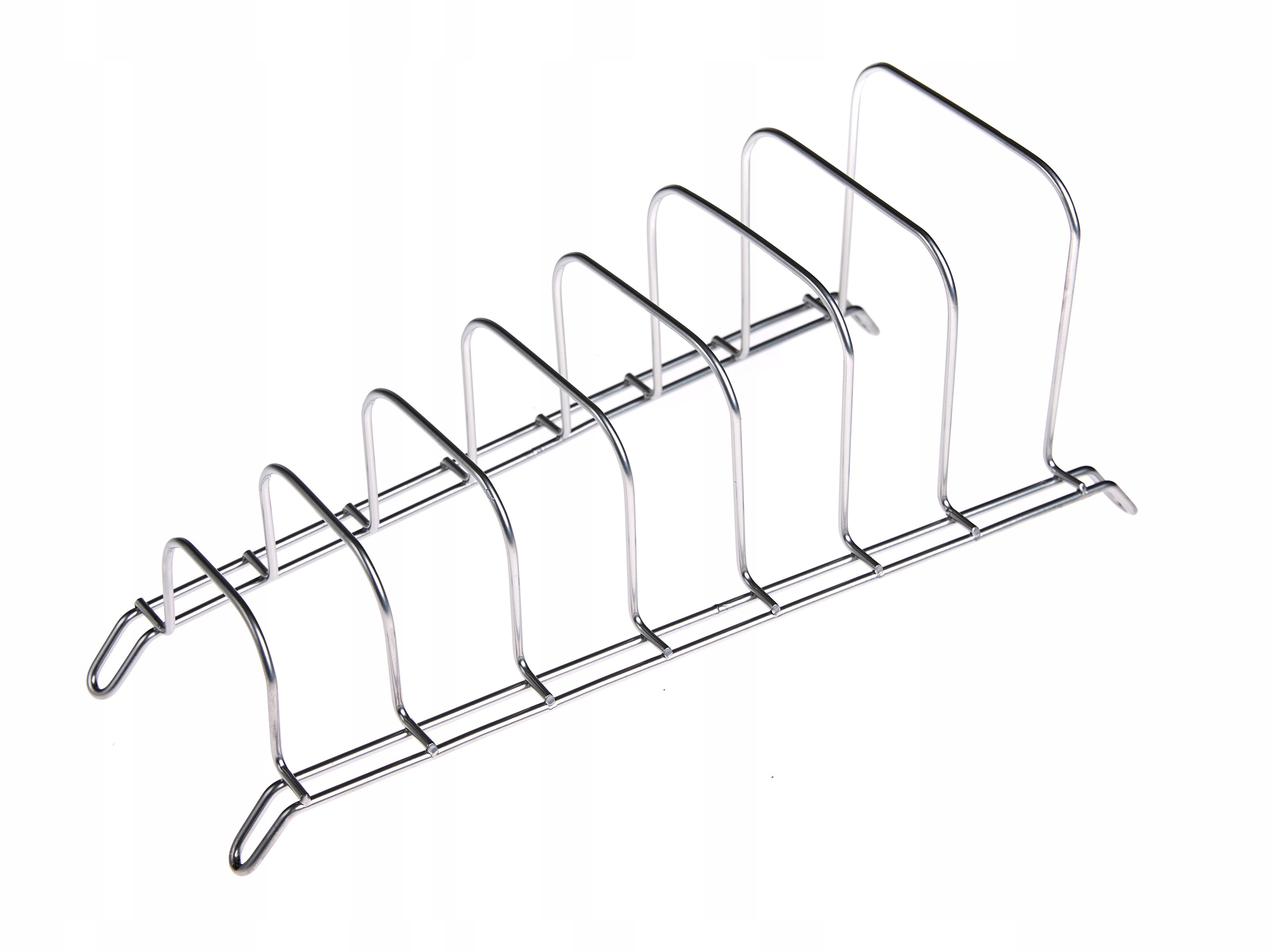 Stojak na pokrywki chromowany