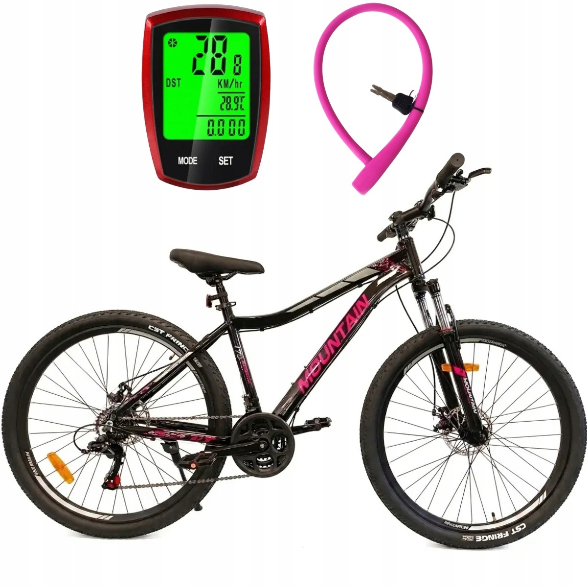 Młodzieżowy damski rower górski Mtb 27.5" Mountain Molly Alu 17" Shimano