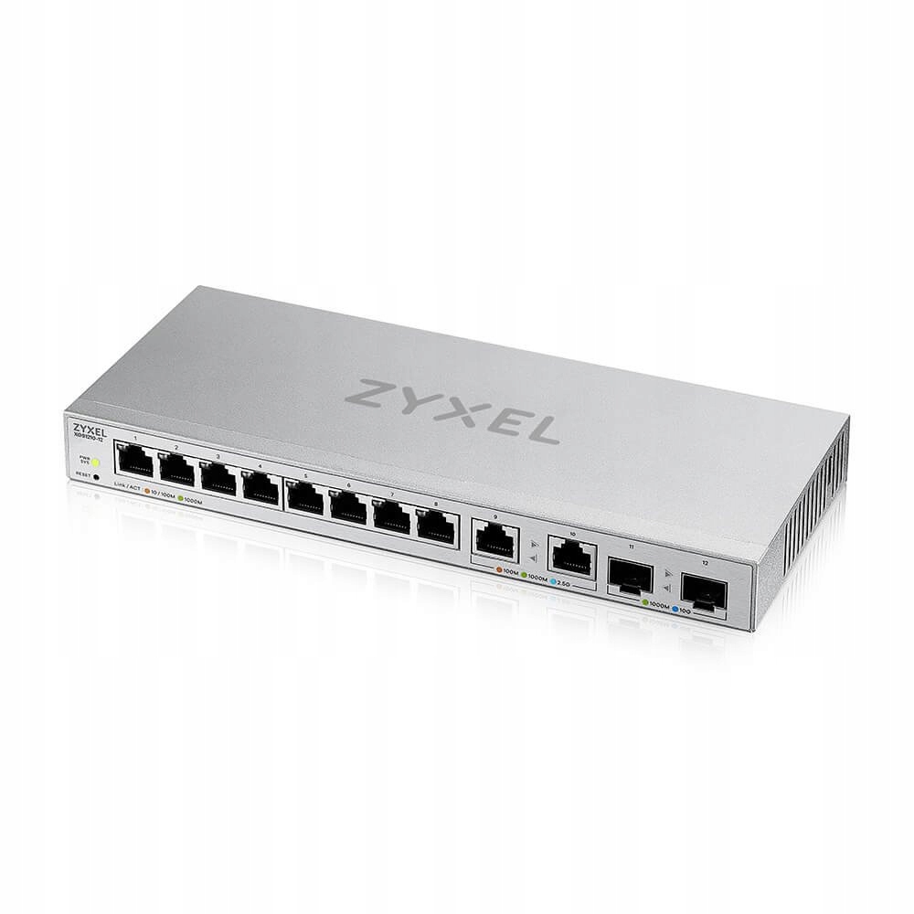 Zyxel XGS1210-12 v2, 12-Port Gigabit webmanaged Switch with 8 port 1G 2…
